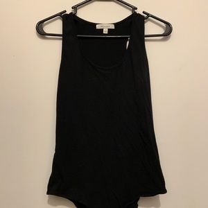Black Crew Neck Bodysuit